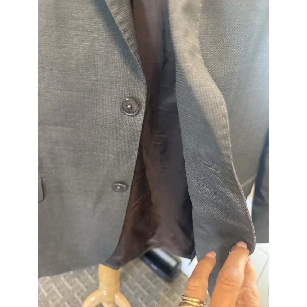 Massimo Dutti Men‎ Extra Fine Cotton Blazer Jacket Size EU: 52 US: 42